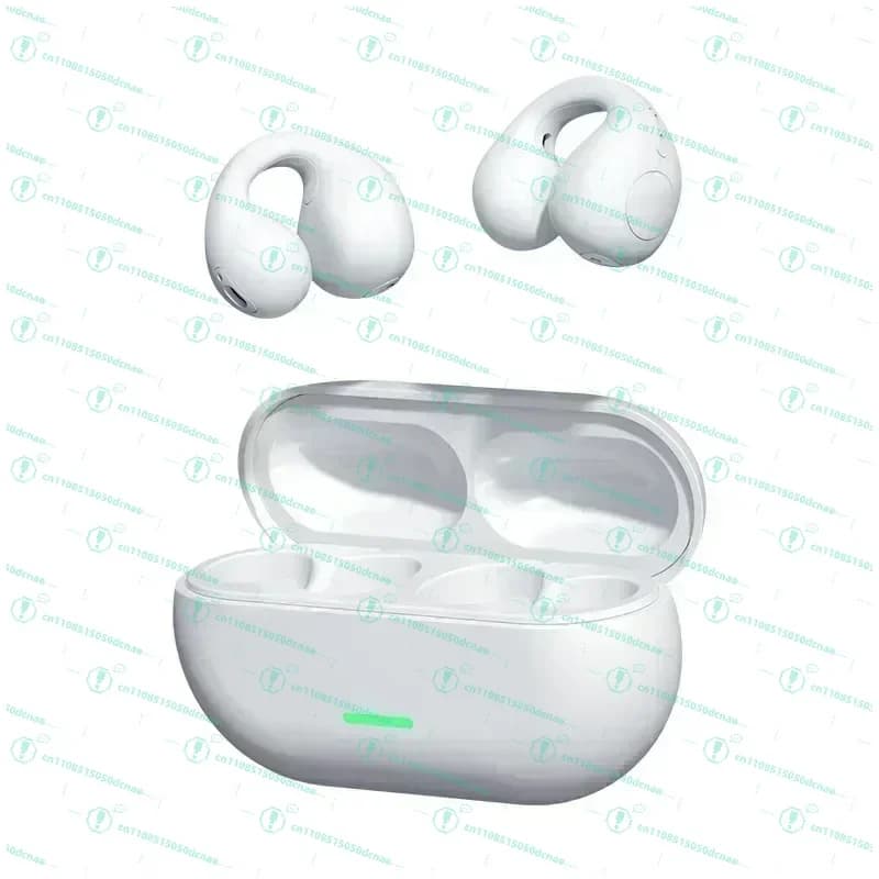 NEW Bluetooth Wireless Bone Conduction Headphones T75 Clip Ear Music Noise Canceling Headset HD Call Sports Gaming Earphone