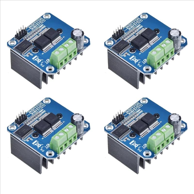 4X BTS7960 43A Modulo driver motore ad alta potenza/Modulo driver per auto intelligente per Arduino Current Limit-B51B