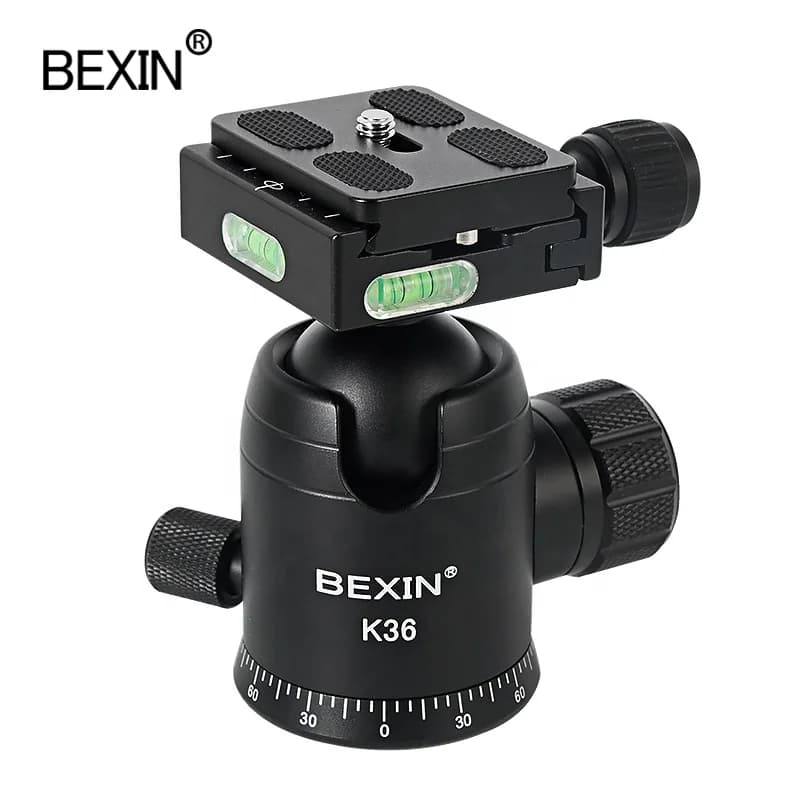 360 degree rotating camera ball head tripod with 1/4 screw for photo accessories DSLR camera views