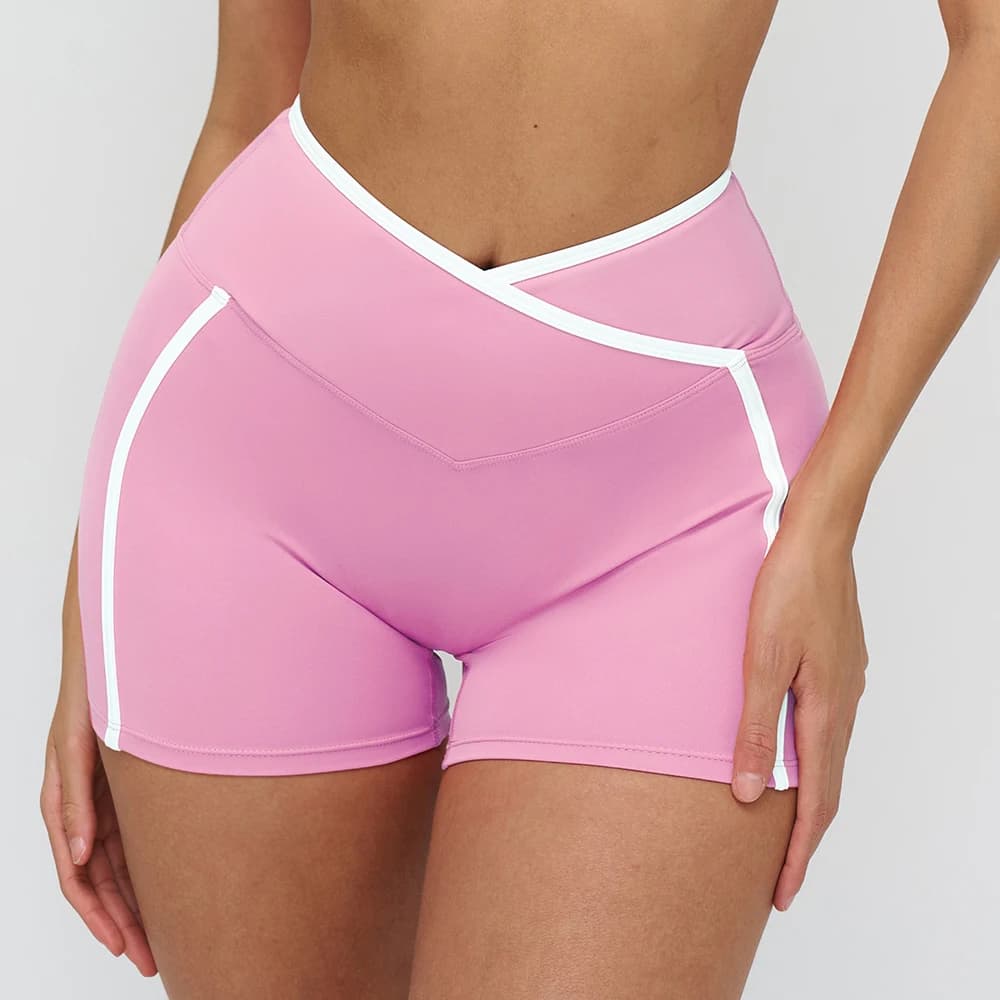 Pantaloncini sportivi estivi da donna per ciclismo, jogging, fitness, vita alta, push-up, leggings da palestra, abbigliamento yoga da donna