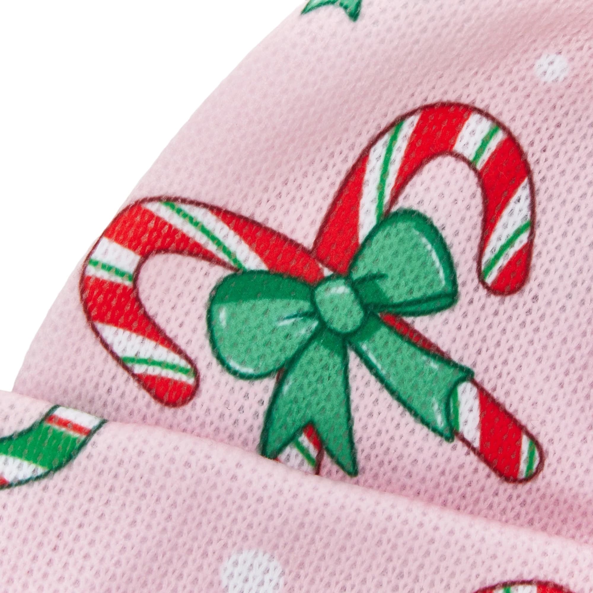 Cappello natalizio lavorato a maglia con pompon in pelliccia sintetica e stampa festosa: berretto elegante per adulti per festeggiare le vacanze