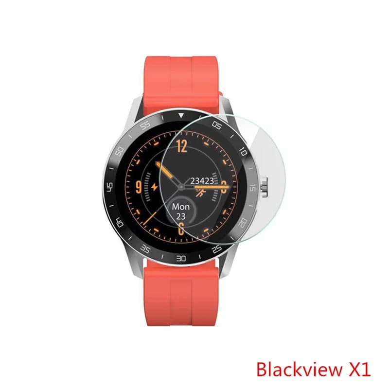 Per Blackview X1 X5 Orologio in vetro temperato Proteggi schermo in vetro HD per Black View X5 X1 SmartWatch Accessori protettivi