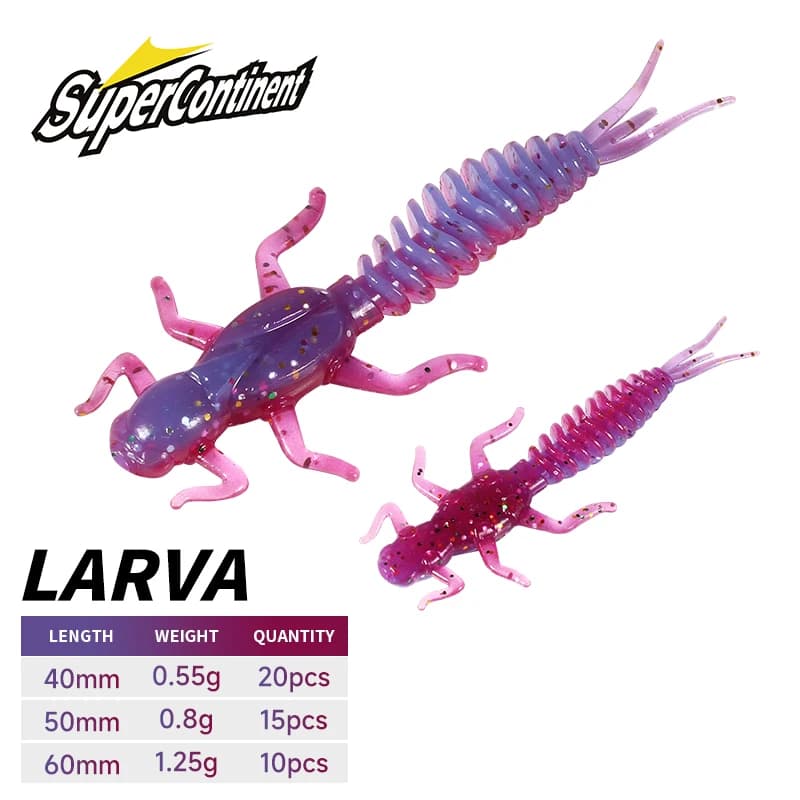 2019New Reach Esche Morbide Esche di Plastica Morbida Larva 6 cm/5 cm Galleggiante D'acqua Dolce Swimbaits Silicone Esca Morbida Verme Per La Pesca