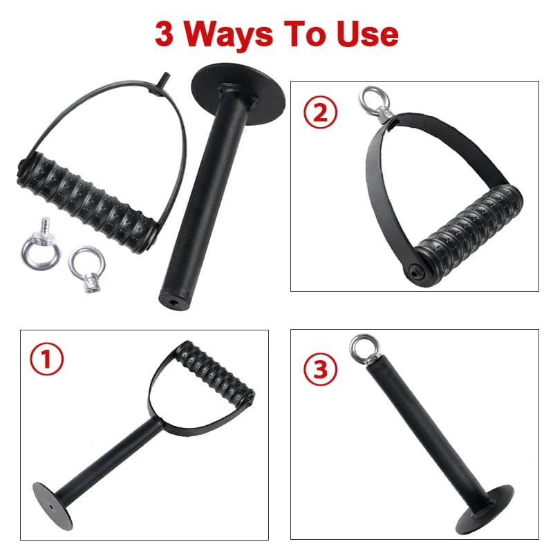 Hand adjustable knobs for fitness kettlebell with weight plate loading pin with handlebars 25 mm/50 mm Home gym training equipment