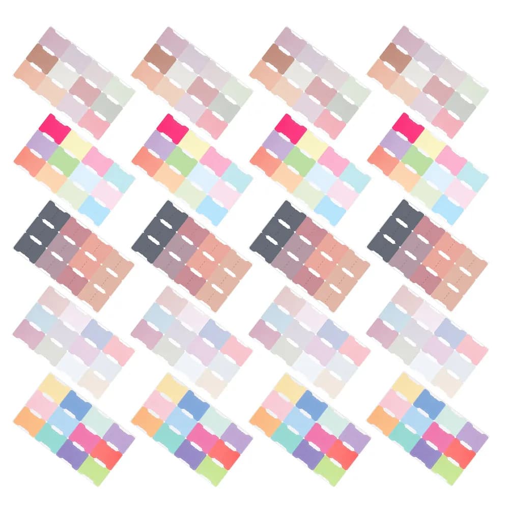 40 Fogli di Etichette Adesive Scrivibili Colorate per Indice, Segnapagina Adesivi per Quaderni, Agende, Raccoglitori, Libri, Annotazioni e Cartelle