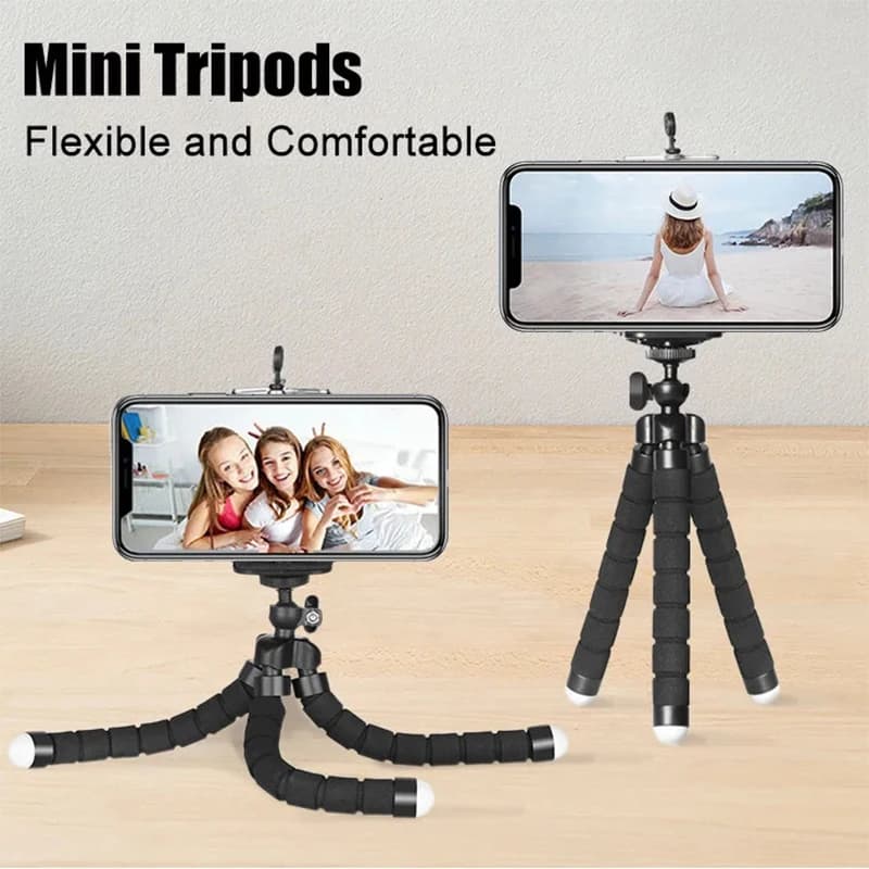 Supporto per treppiede Octopus per telefono mini porta spugna portatile Clip Sport supporto per fotocamera digitale accessori per fotocamera mobile regolabile