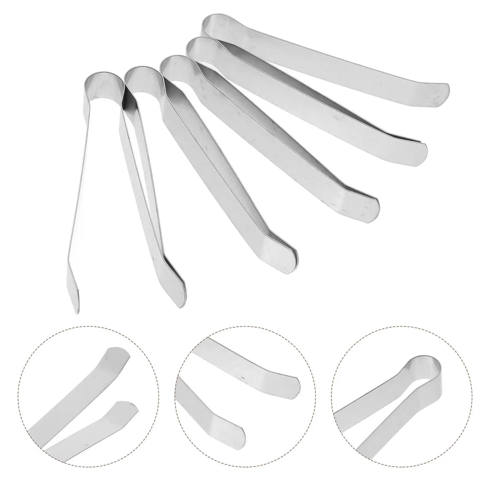 Set di 5 Clip in Acciaio Inox per Spegnere Candele, Resistenti, per Aromaterapia, Torce Tiki e Candele Profumate