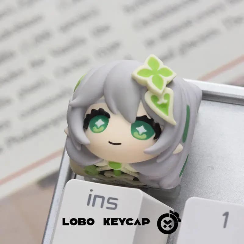 Genshin Impact Furina Keycap Custom DIY Mechanical Keyboard Cross Shaft Keycap Anime Decorative Accessory Unique Gift For Gamers