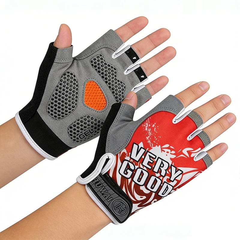 Summer Cycling Gloves for Men and Women, Half fingers, with Silicone Anti-slip and Drying Function sweat, for Cycling, Gym, Fishing and Leisure Sports