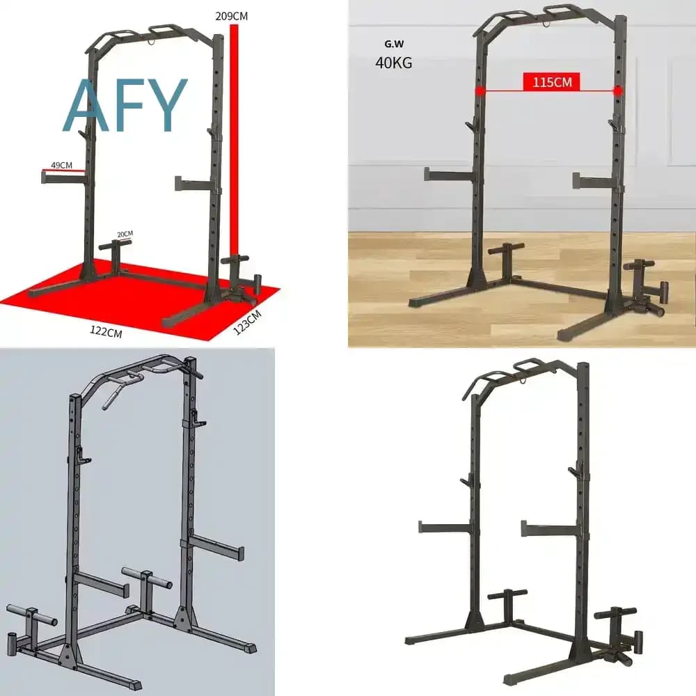 Wholesale Adjustable Power Gym Fitness Trainer Weight Plate Holder for Chest Shoulder Back Pull Up Bar for Home Workout