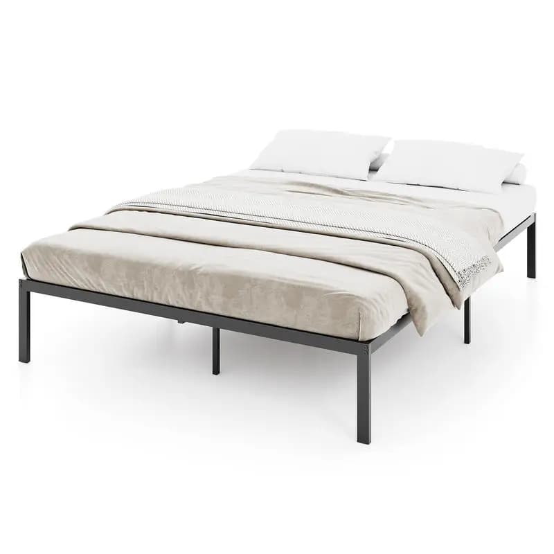 Base letto in metallo Full/Queen/King Size con doghe di supporto resistenti - Misura Full