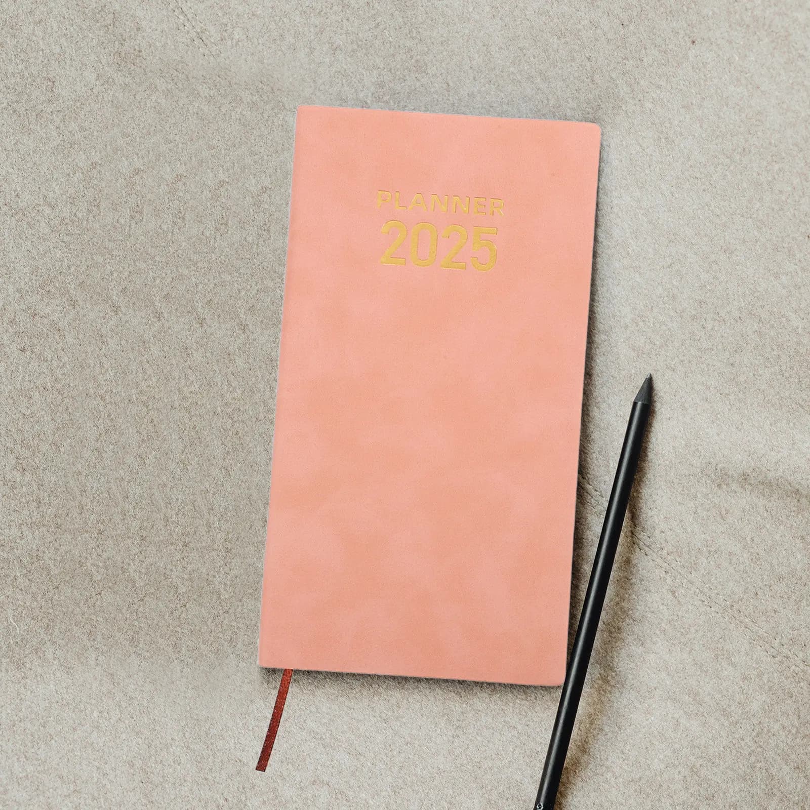 Agenda Accademica Portatile in Pelle Sintetica, Organizer Giornaliero per Scrittura e Pianificazione, Taccuino per Ufficio, Casa e Viaggi
