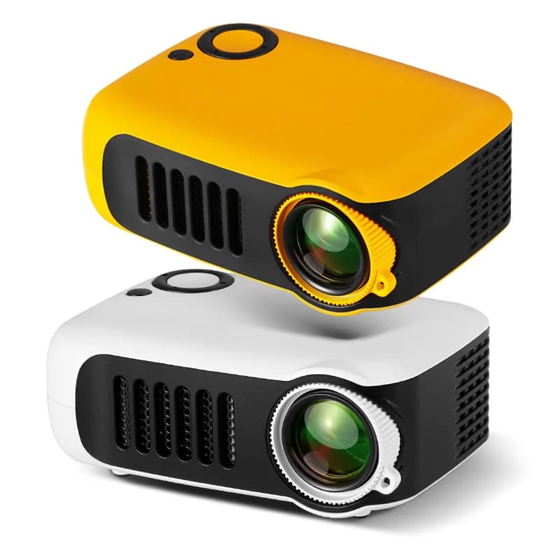 A2000 MINI Proiettore Videoproiettore LED portatile 3D Home Cinema Theater Gioco Proiettore laser Smart TV BOX 1080P 4K tramite porta HD