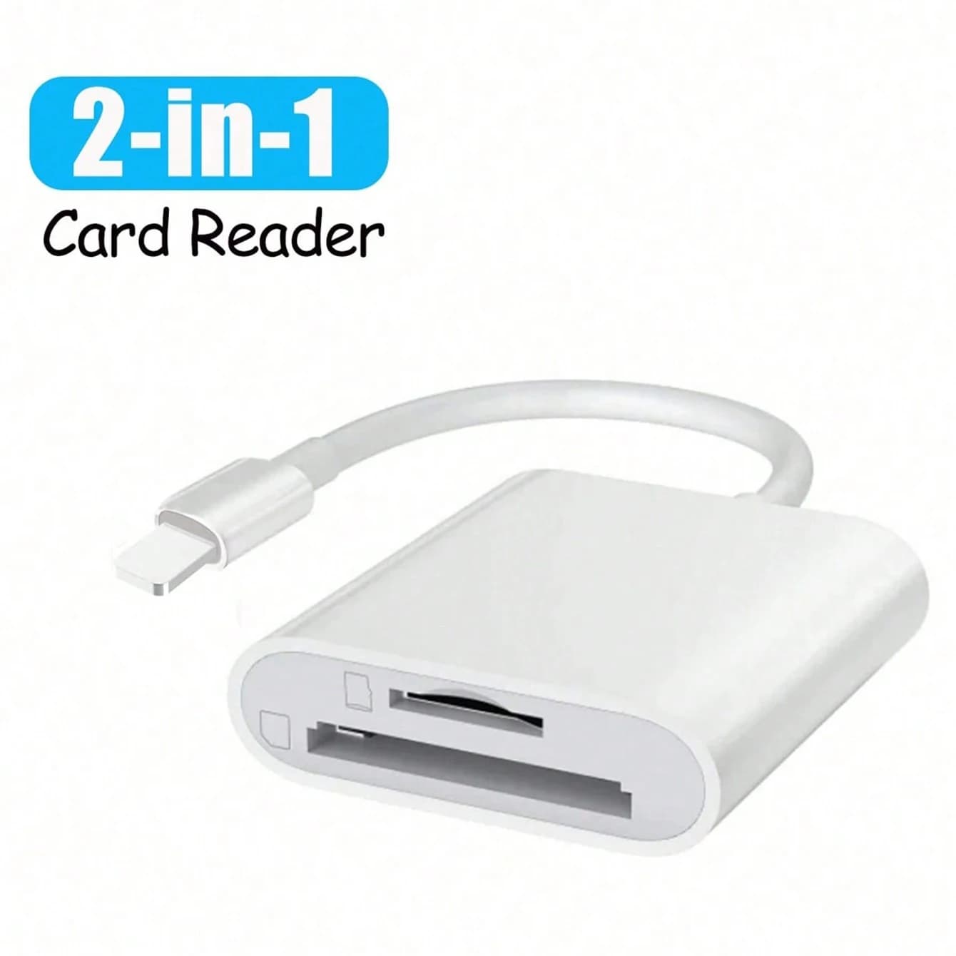 Lettore di schede SD TF compatibile USB-C e Lightning 2 in 1 per Apple iPhone 16 15 14 13 accessori per telefoni con trasferimento fotografico per fotocamera