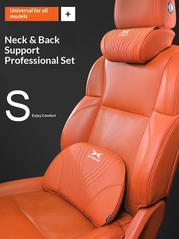 Car Headrest Neck Support Seat Lumbar Cushion Neck Pillow Waist Pad For Xpeng P7 G9 G6 P5 X9 G7 N5 E29 G3 P7+ MONA M03