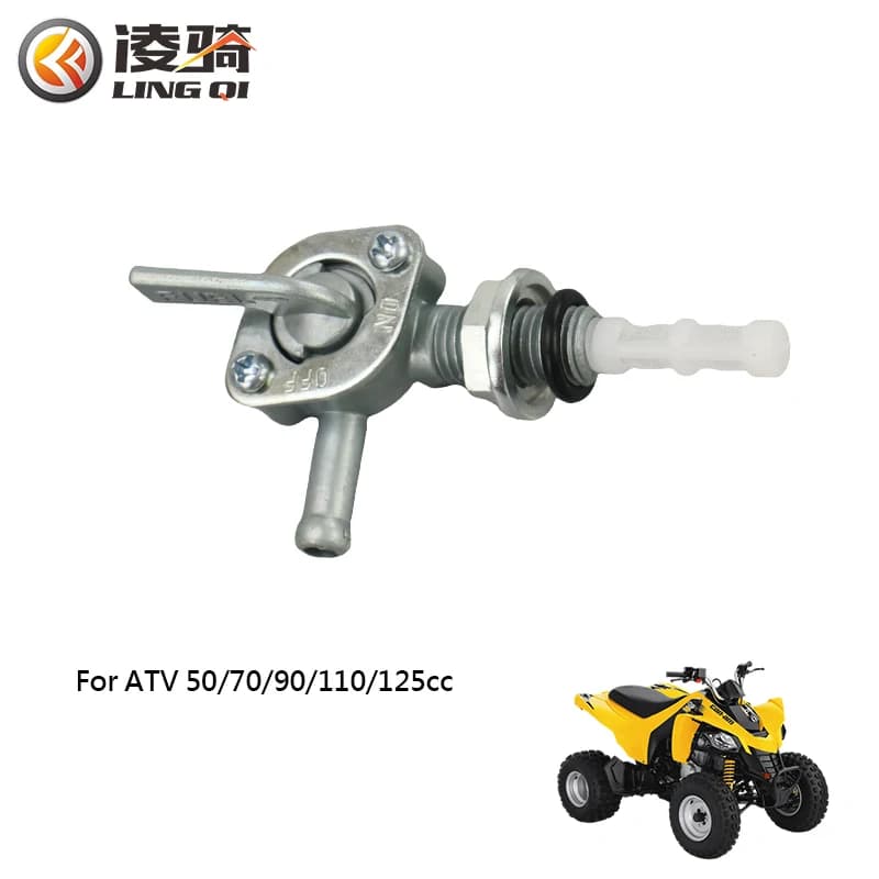 LINGQI Gasoline Generatore Serbatoio del Gas Interruttore Del Carburante Valvola Pompa Rubinetto Per 50cc 70cc 90cc 110cc 125cc Dirt Bike Sostituzione Assy