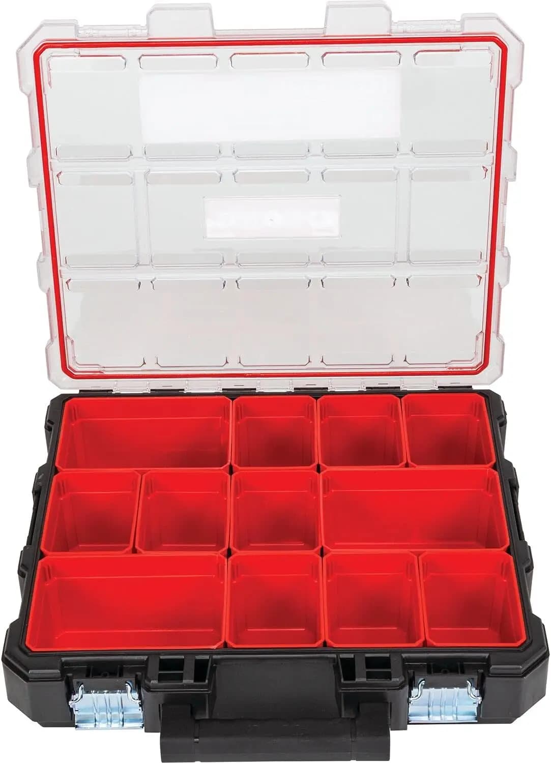 Organizzatore per Attrezzi Resistente con Scomparti Rimovibili per Conservazione di Piccole Parti