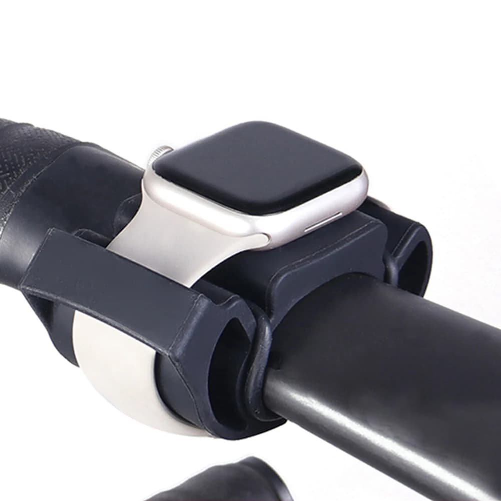 Supporto per orologio da bicicletta Supporto per cardiofrequenzimetro da ciclismo in silicone Supporto universale per orologio da manubrio per bici per Smartwatch Huawei