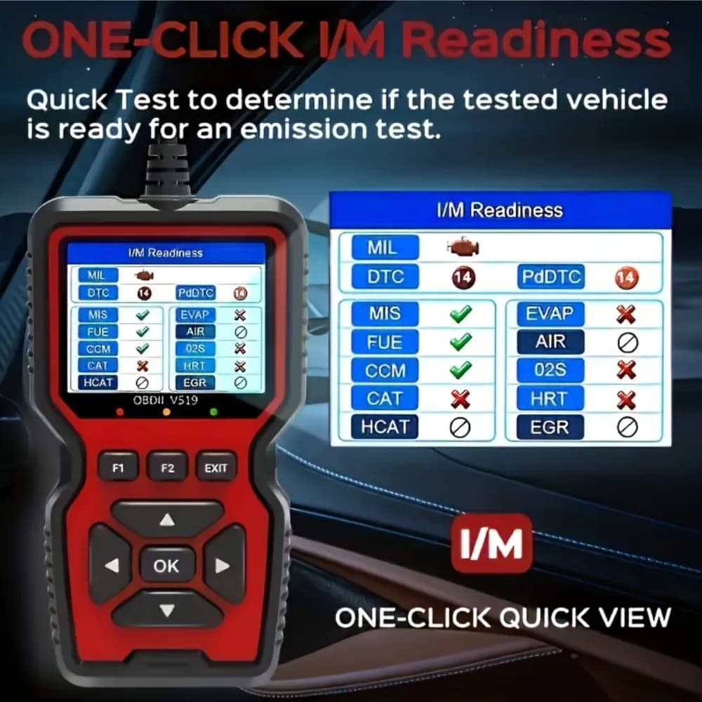 OBD2 Professional Diagnostic Tool for Motor Error Light Control and Vehicle Codes