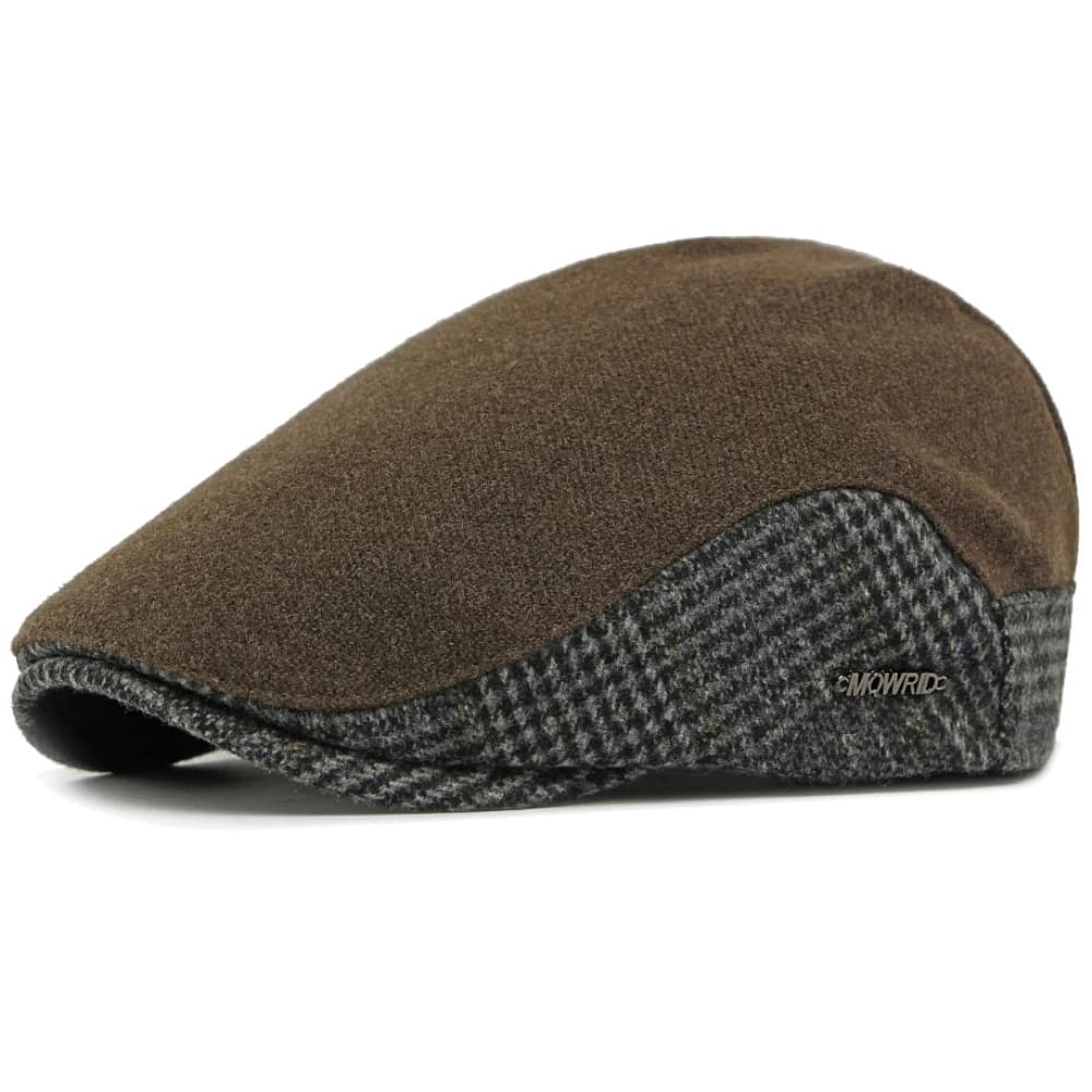 HT4939 Berretti da uomo Nuovo spesso caldo autunno inverno berretto di lana cappello da donna maschio femmina edera berretto piatto foderato in pile berretto regolabile