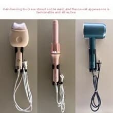 Hair plate holder for hair curlers Hooks for hair curler tray Hooks for wall mounted hairdryer organizer for toiletries for bathroom house