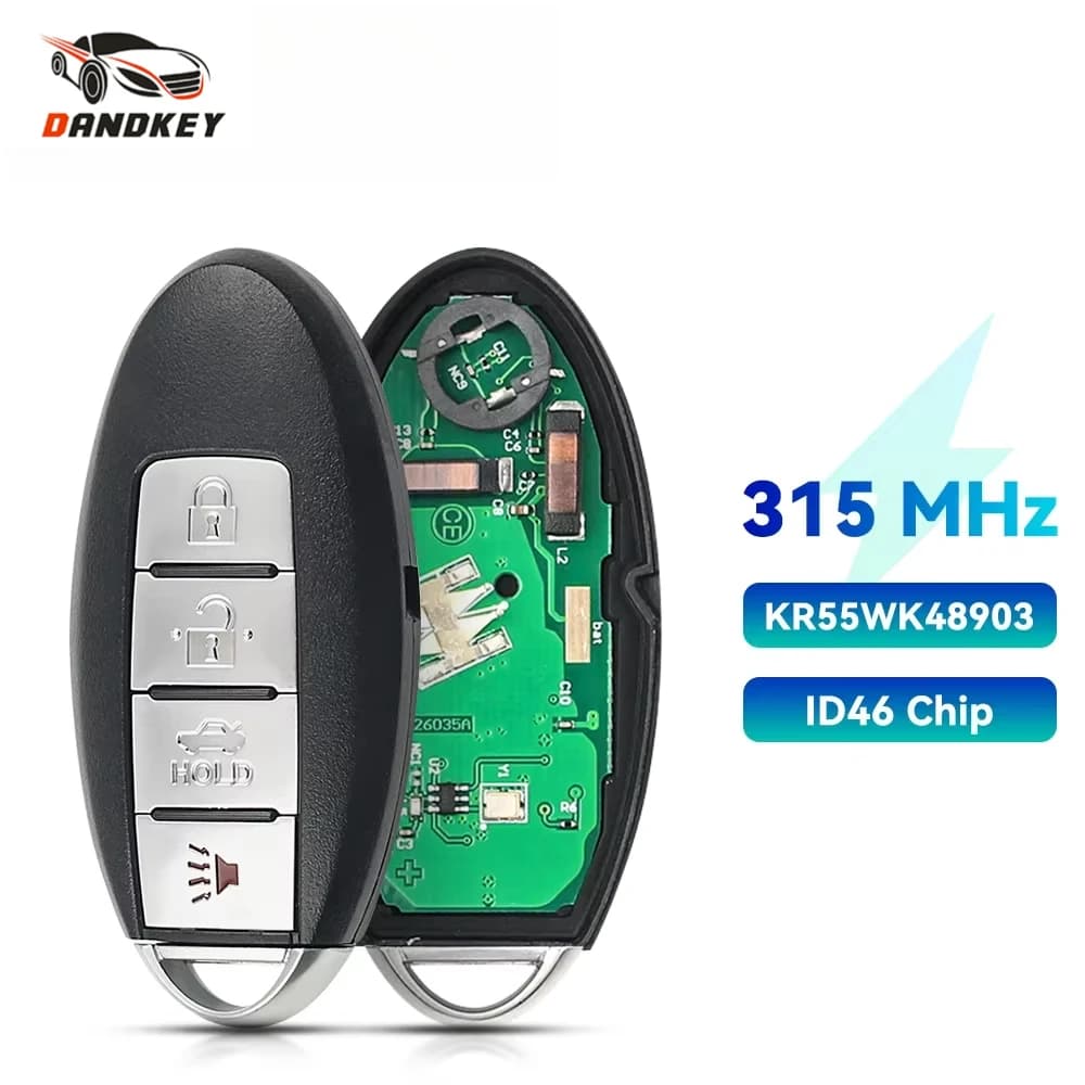 KEYYOU 315Mhz ID46 Chip KR55WK48903 KR55WK49622 Chiave Smart per Auto Senza Chiave FSK per Nissan Altima Teana Maxima Murano CrossCabriolet