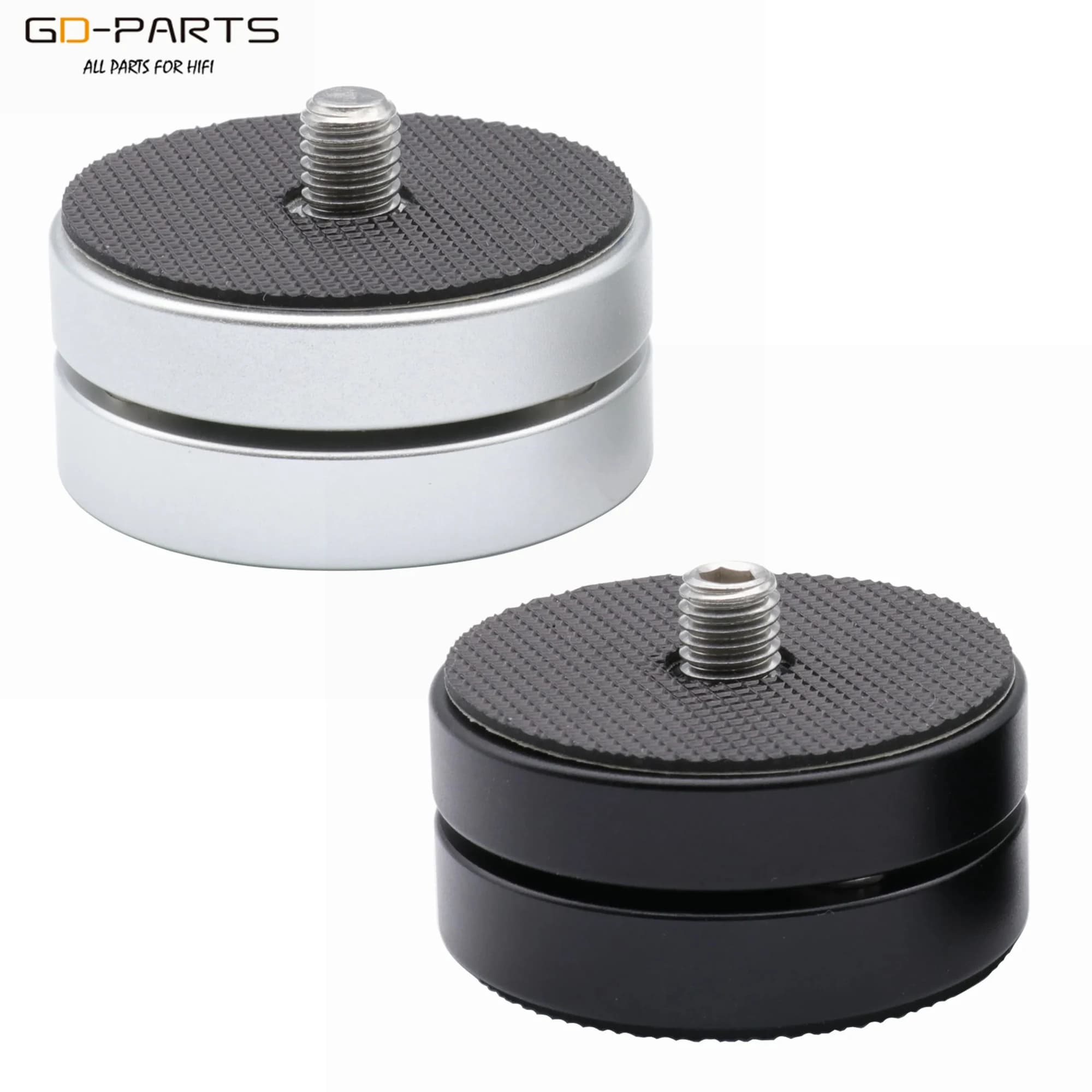 45mm * 26mm Worked in Solid Aluminum Basing Absorber Foot Gamba Pad For Hifi Audio CD Turntable Monitor AMP Speaker