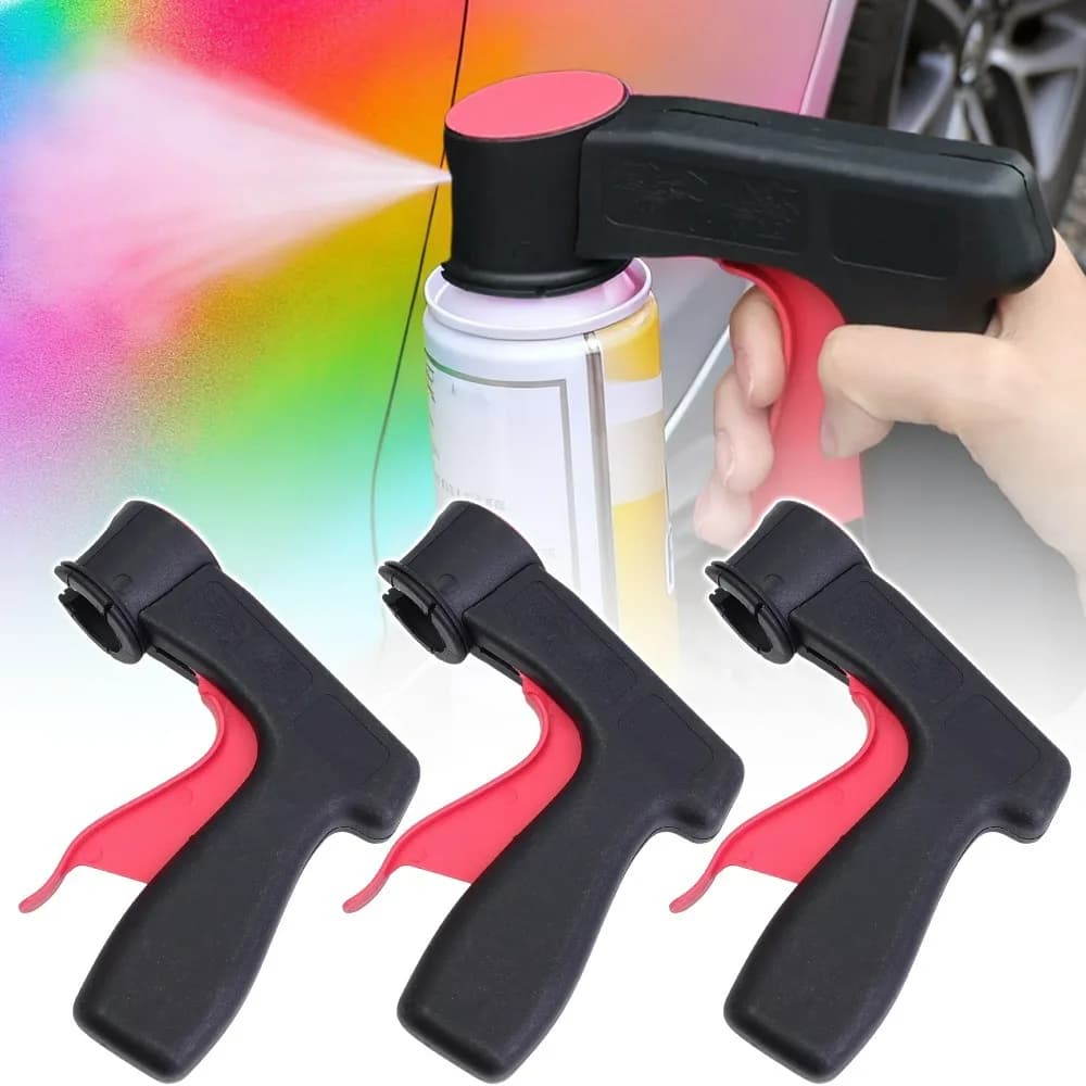 Aerosol Spray Can Trigger Maniglia Adattatore per pistola per verniciatura con impugnatura completa Strumento ergonomico per la manutenzione della lucidatura dell'auto Accessori portatili fai-da-te