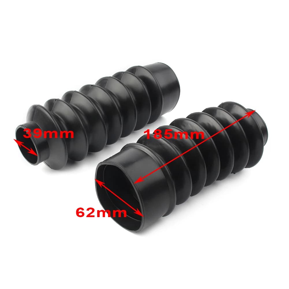 Universale Del Motociclo Forcella Anteriore Stivali Gators Coperture In Gomma Misura Per Harley Softail FXST Dyna FXDWG FXWG 39mm/41mm/49mm