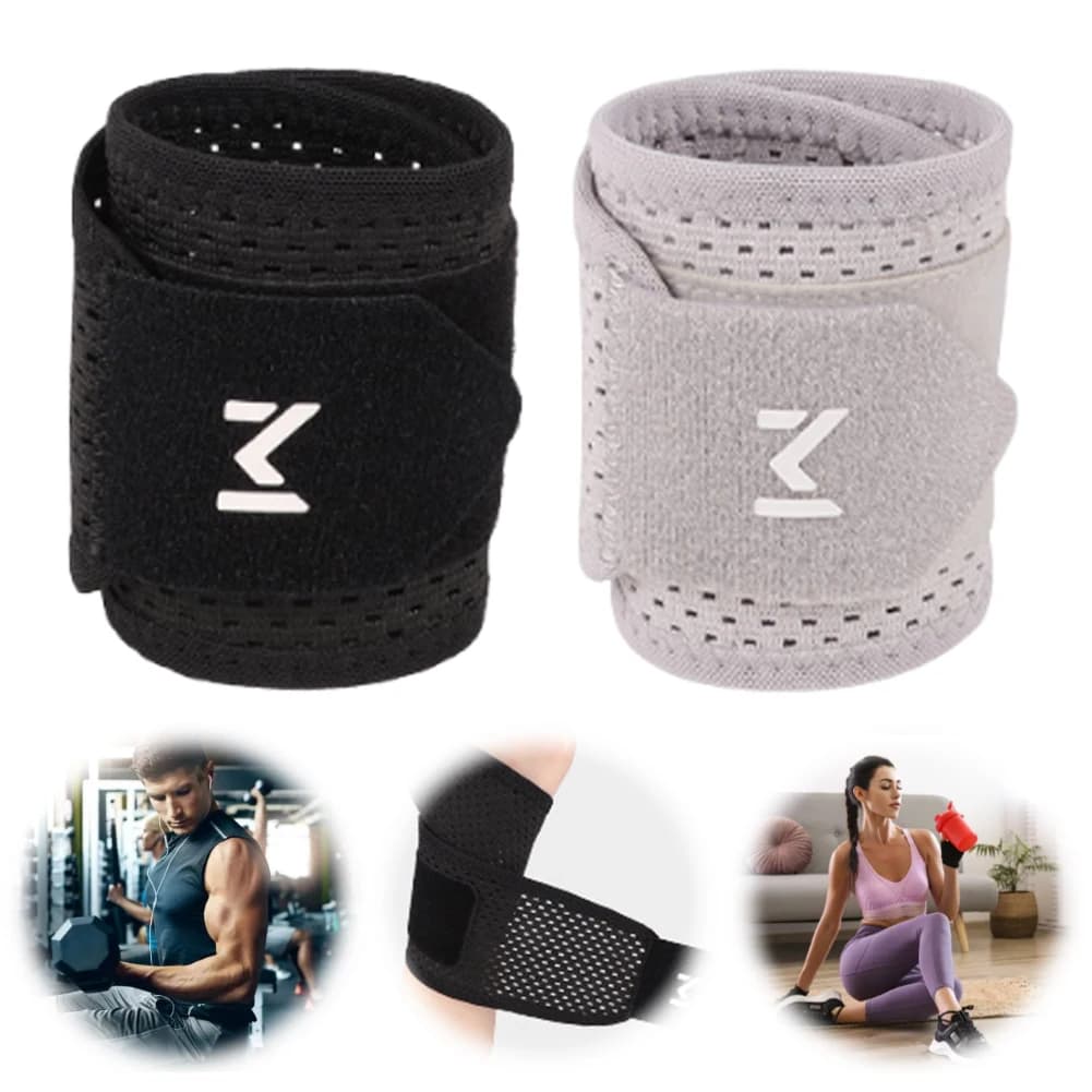 Fascia da Polso Regolabile con Compressione, Supporto per il Sollievo dal Dolore, Ideale per Basket, Tennis, Calcio, Corsa e Lavoro