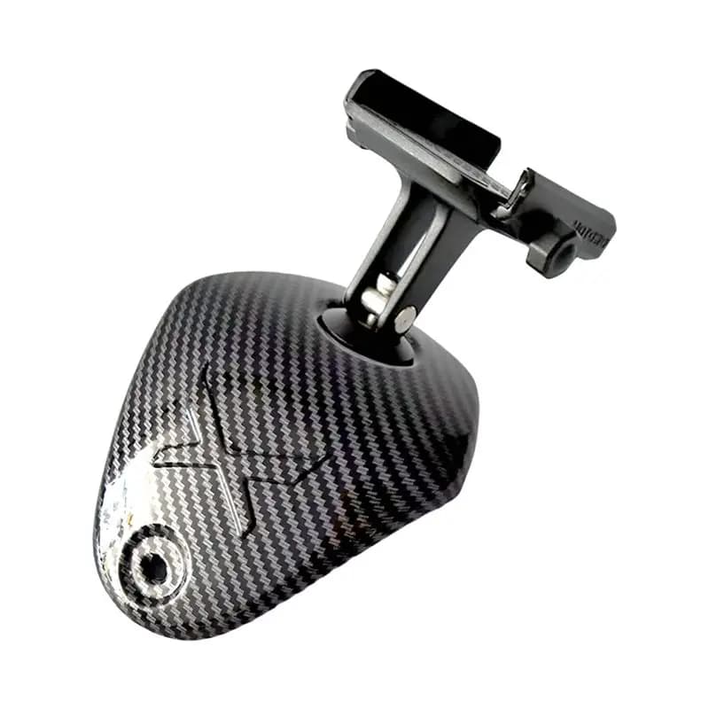 AA92-Coperchio del rubinetto del manubrio superiore con supporto per telefono per XMAX X-MAX 300 2017-2025 Accessori moto in fibra di carbonio