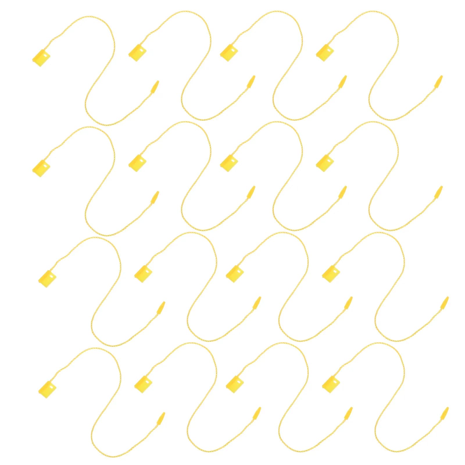 1000Pcs Tag String Snap Lock Plastic Loop Fasteners Clothing Label Price Tag Luggage Garment Store Display Clothes Label String