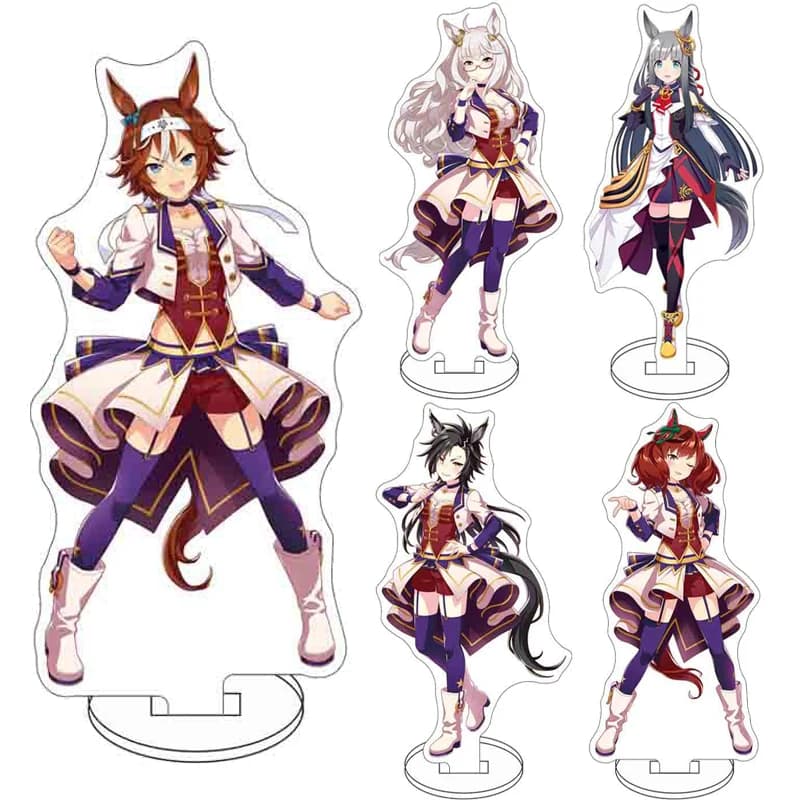 16CM Anime ‌Game Uma Musume Pretty Derby‌ Figure ‌Maruzensky Biwa Hayahide Air Shakur Manhattan Cafe Acrylic Stand Cos Ornaments