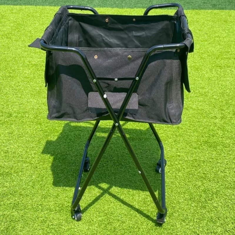 Cross-border portable folding storage tennis pickup baseball pickup cart ball collector