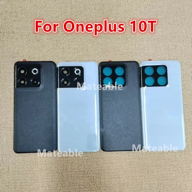 Oneplus10T Housing For Oneplus 10T One Plus Glass Battery Back Cover Repair Replace Door Phone Rear Case + Camera Lens