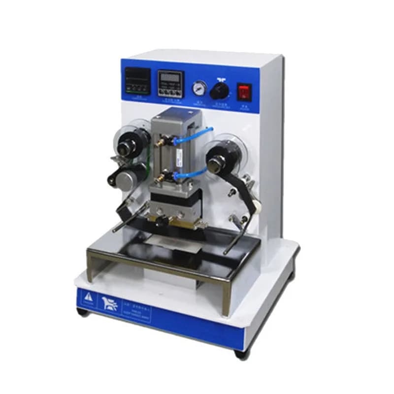 Pneumatic hot stamping machine Small coding machine indentation machine production word grain automatic roll paper shoe insole