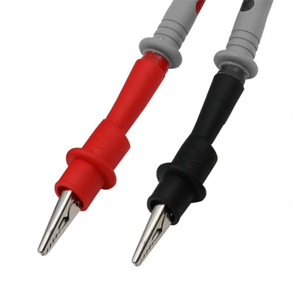 2 pcs Red + Black Thread Tips Clip Clamp For Multimeter Tester AC DC 10A 1000 V Multimeter Tool Accessories