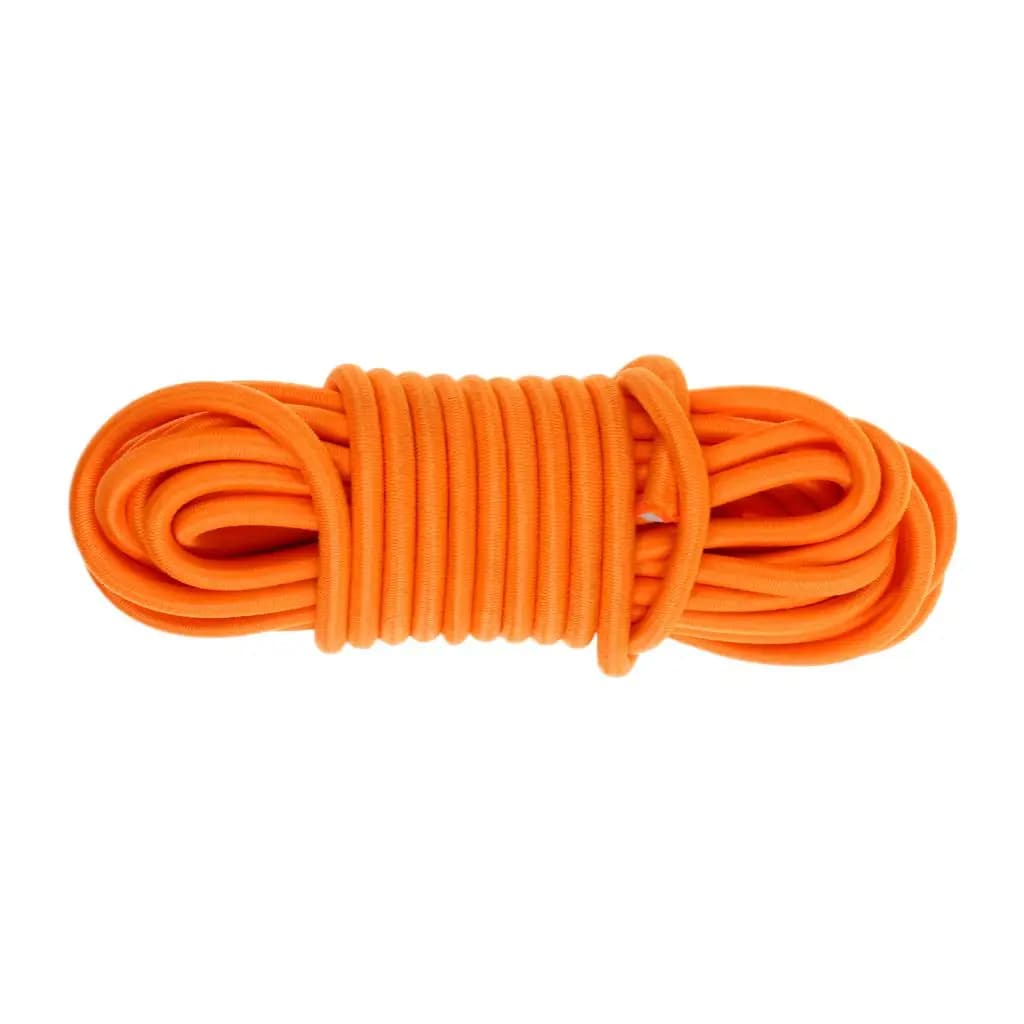 Corda Elastica Bungee 5mm ad Alta Resistenza, Corda per Campeggio, Corda Marina, Corda Accessoria per Kayak, Rimorchi e Teloni