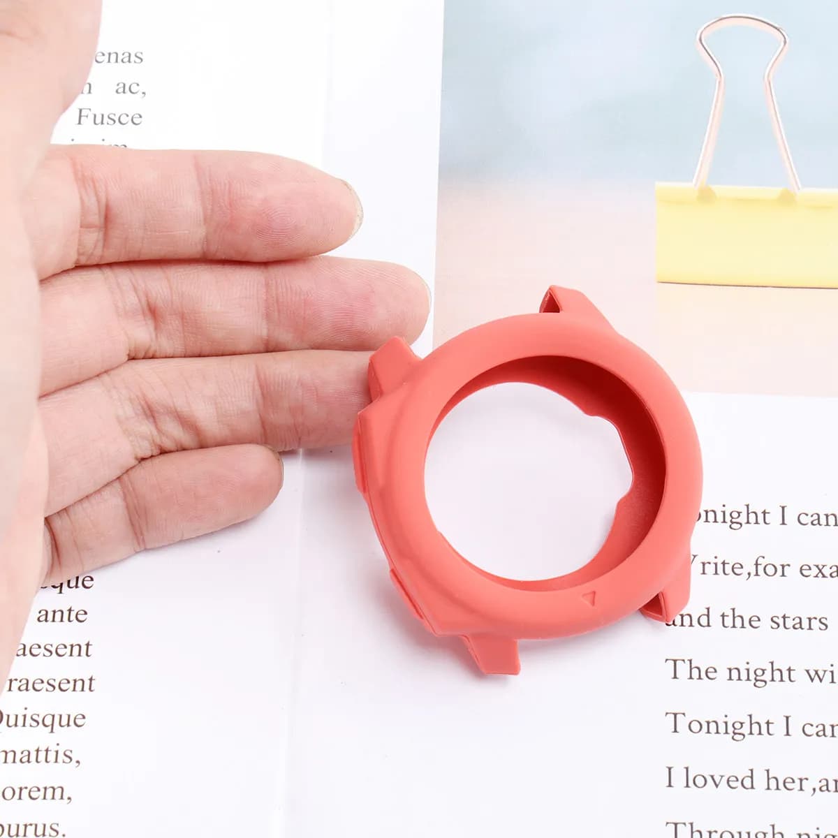 Silicone Protective Case -Friendly Dustproof for Smartwatch Slim Lightweight Watch Protector Shell