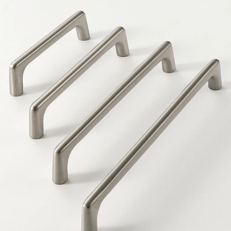 Nickel Cabinet Storage Cupboard Door Pull Handles Wardrobe Vanity Cabinet Door Pulls Single hole Drawer Knob Furniture Fittings