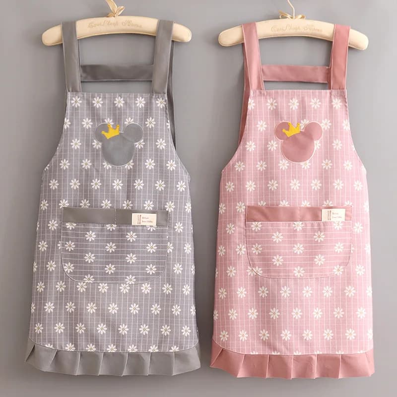 Accessori da Cucina, Grembiule da Donna Stile Fresco e Principesco, Traspirante, per Cucinare e Ristoranti