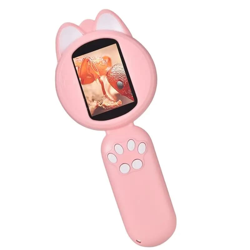 Microscopio educativo scientifico KEKA STEM per bambini con schermo IPS da 2 pollici, microscopio digitale portatile con lente d'ingrandimento per bambini