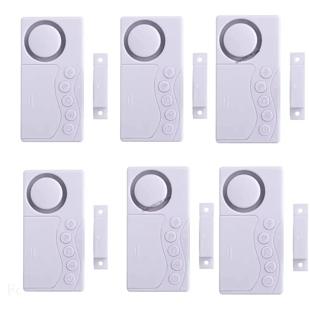 Allarme antifurto wireless per porte e finestre con allarme sensore magnetico Rilevatori di porte aperte ad alto volume da 108 dB Dispositivo di sicurezza domestica