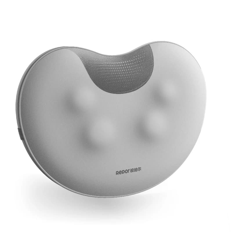 Cuscino per massaggio 3D per collo e schiena con funzione di calore Cuscino di supporto lombare per il relax del corpo