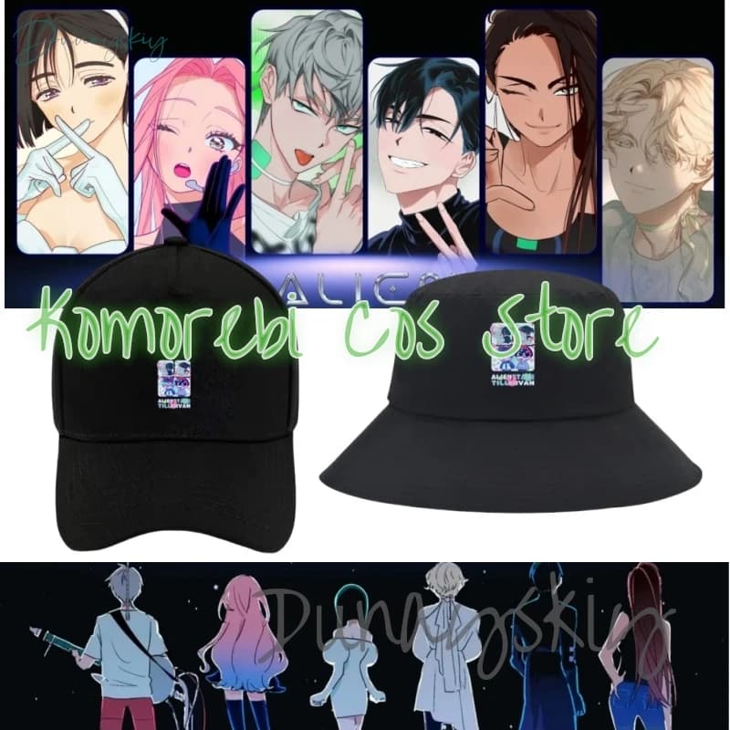 Anime Alien Stage Cosplay Ivan Till Sua MIZI Hat Parts Prop Cap Unisex Cap Blue Knitted Hat Warm Cap Roleplay Women Men