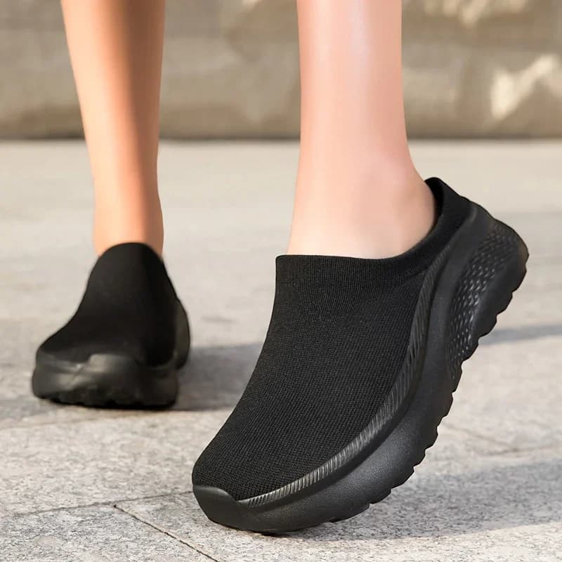 Ciabatte e Sandali Larghi da Donna a Piedi Nudi, Traspiranti in Rete con Suola Spessa, Scarpe Basse da Passeggio, Ciabatte da Casa, Scarpe da Coppia, Ciabatte da Uomo