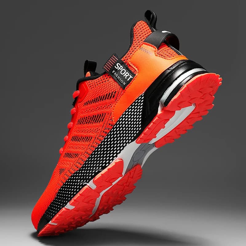 Men's Fashionable Gymnastics Shoes Comfortable and Breathable Lightweight Walking Shoes Casual Sports Tennis Racing Gym Training Shoes for Men