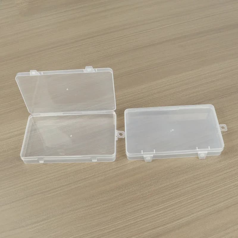 Organizer da scrivania in plastica trasparente di grandi dimensioni: perfetto per la cancelleria degli studenti, scatola portaoggetti trasparente con funzione di smistamento