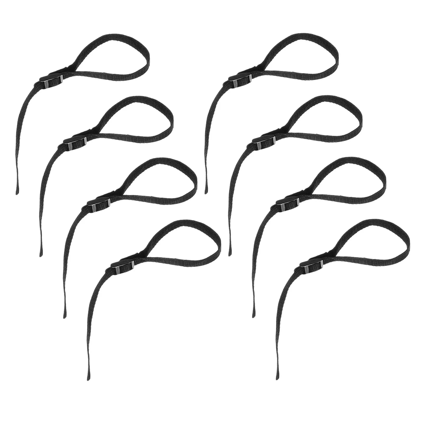 Set di 8 Cinturini Regolabili per Bastoncini da Sci, Cordino Universale Antiscivolo per Polso, per Escursionismo e Trekking