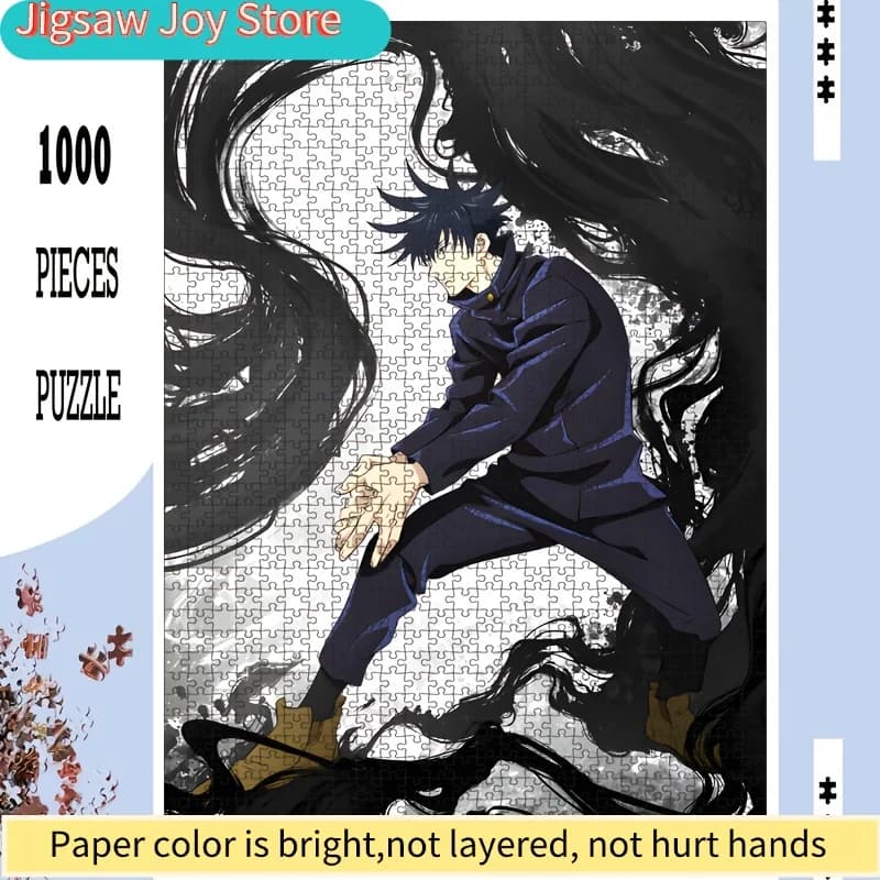 1 Scatola di Puzzle con Personaggi Anime Popolari, 50*70cm/19.7*27.6 Pollici, Puzzle di Grandi Dimensioni e Colori Vivaci per Adulti, Divertimento Fai-da-Te, Adatto per